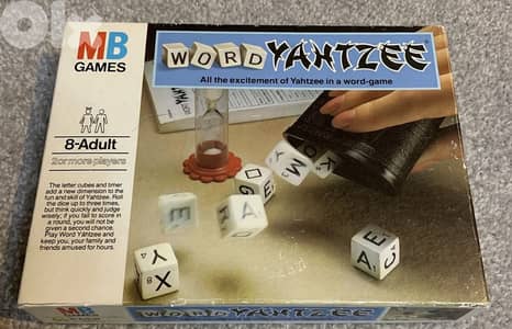 Vintage MB Games Word Yahtzee 1979 Board Game Family