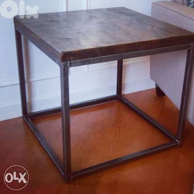 Industrial steel [ simple coffee table ]