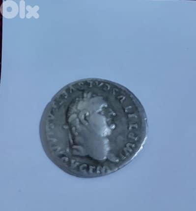 Veapesian Roman Emperor Titus Caser Silver Coin year 70 AD