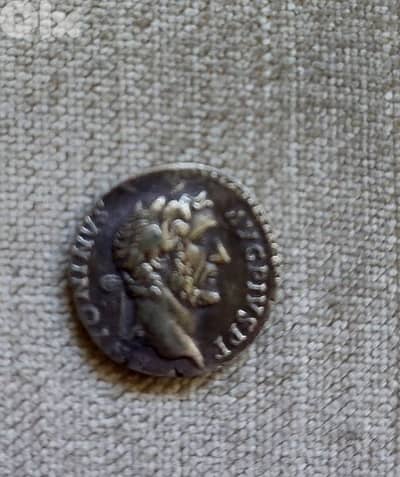 Antoninuis Pius Emperor Silver Coin Denarius Rome mint year 138 AD