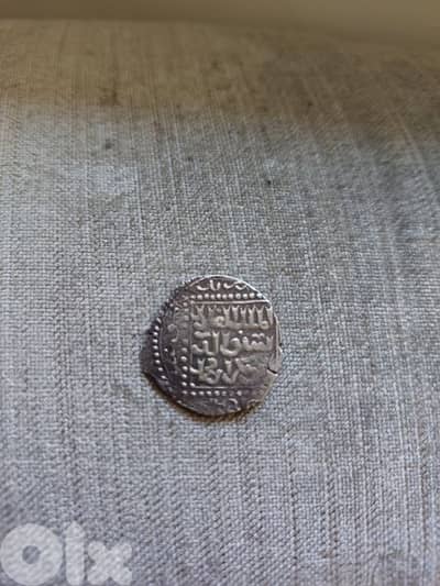 Ayyubid Silver Derhamدرهم ايوبي فضة للملك العادل عام  ٦١٥ هجري ١٢٠٠م