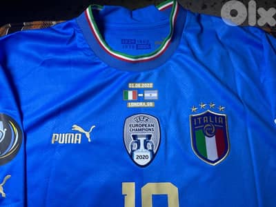 italy finallissima 2021 puma jersey the final super barella 18