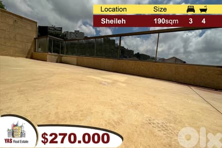 Sheileh 190m2 | 80m2 Garden | Mountain View | Super Luxurious |
