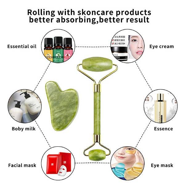Gua Sha Natural Stone Set 1