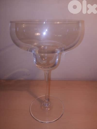 pack of 6 cocktail / ice cream / drink glasses made turkey 20*11.5cm