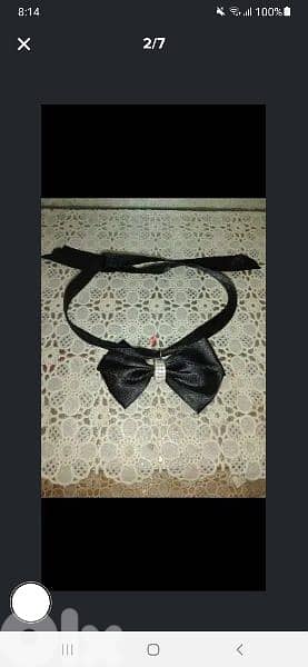 3a2ed aswad satin ma3 strass 1