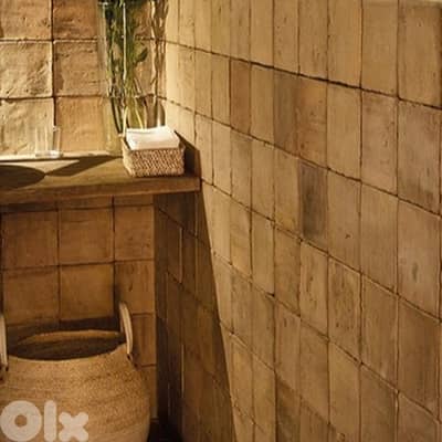 Concrete square tiles