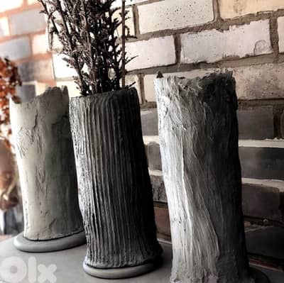 Concrete Vases for flowers