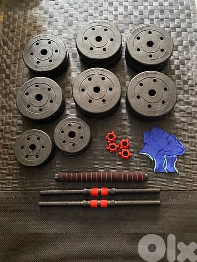 adjustable  dumbells