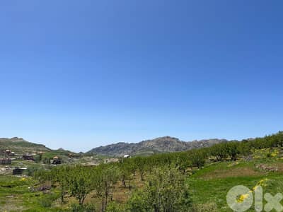 1430 m2 land + mountain view for sale in Laqlouq ارض للبيع في اللقلوق