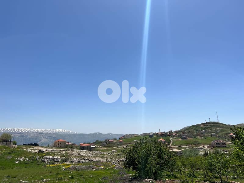 1430 m2 land + mountain view for sale in Laqlouq ارض للبيع في اللقلوق 4