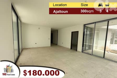 Ajaltoun 200m2 | 80m2 Terrace | Luxurious | Garden | New | Catch |