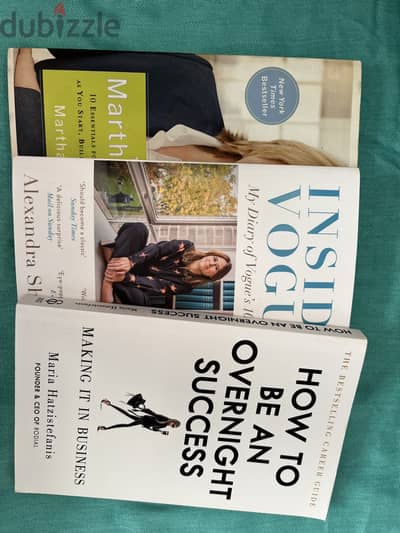 Bundle success (The Martha rules, Inside Vogue, How to be an overnight