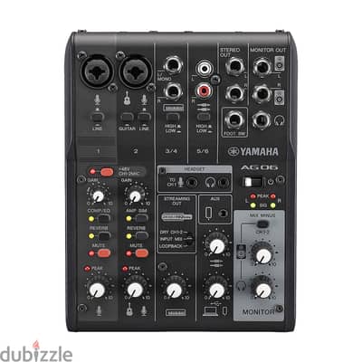 Yamaha AG06 Mk2 6-channel Mixer and USB Audio Interface