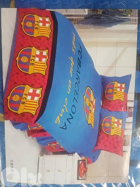 barcelona ،real ,man united bed cover 2