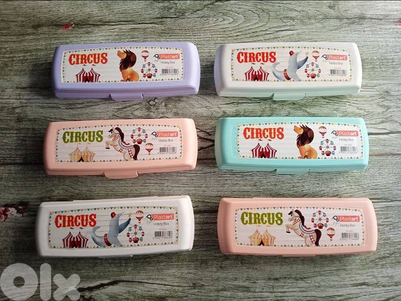 sandwich lunch box circus theme 2$ 1
