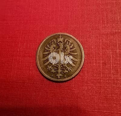 1875 Germany Reich 2 Pfennig