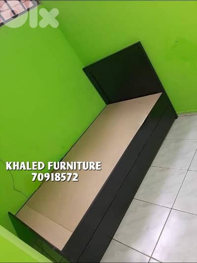 New Bed 100cm or 120cm with Drawers colour Black High Quality