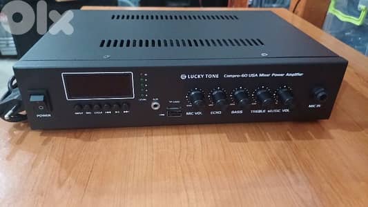 amplifier 80w 100v & 8 ohm new in box