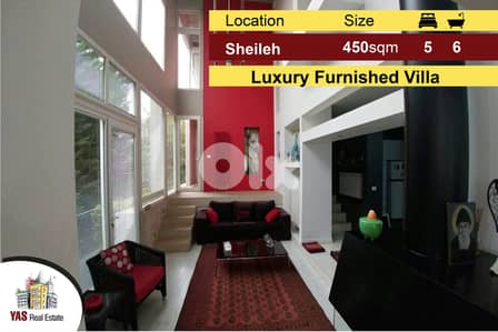 Sheileh 450m2 Villa + 500m2 Gardens | Furnished | Perfect Condition |