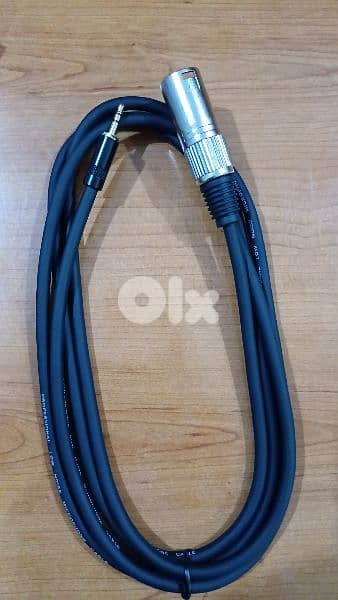 cable mini jack to xlr male 2m
