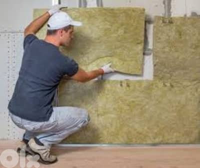 acoustic insulation /sound insulation with perforated boards