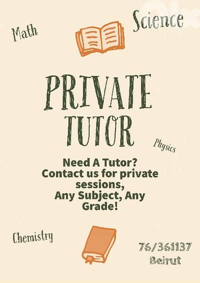 Leçons Particulières / Private Tutor