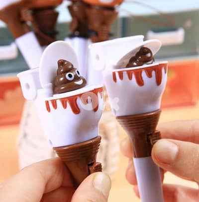 funny poopoo popout pencil