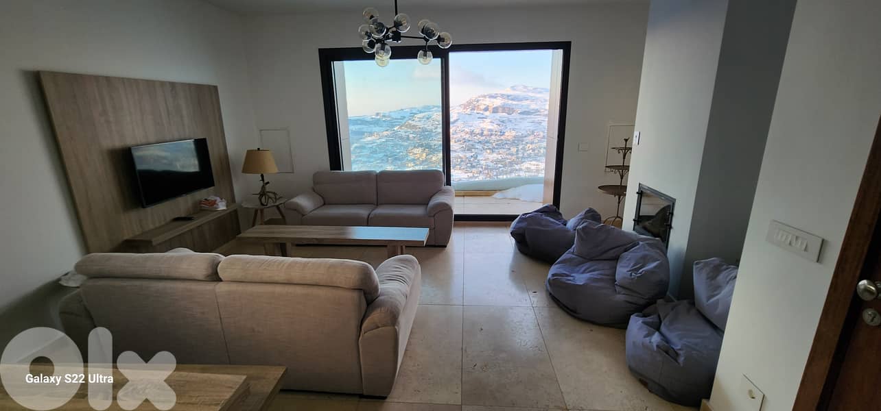 CHALET Duplex for sale in Faqra/View شاليه دوبلكس للبيع في فقرا 4