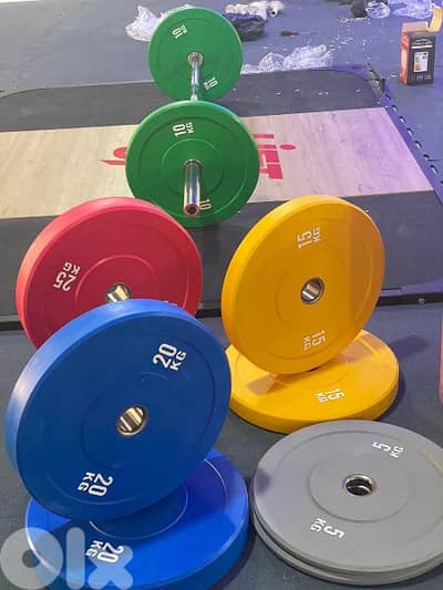 bumber plates full set 150kg