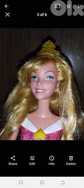 Barbie SLEEPING BEAUTY SPARKLING PRINCESS Mattel 2012 Great doll=23$