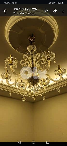 ثرية من الروائع مورانو مميزة كرستال سعر لقطة يوجد اثنان chandelier