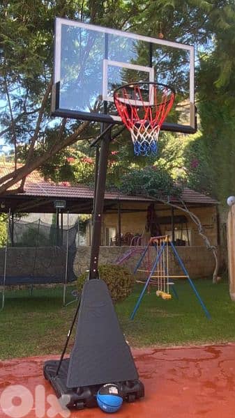 230$ befrore 390$ movable stand basketball