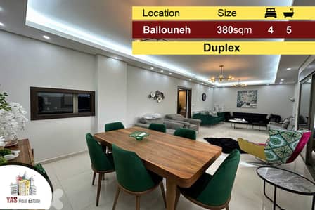 Ballouneh 380m2 | Duplex | Panoramic View | High-End | Catch |