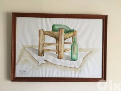 Wall Decoration Painting - Handmade  - لوحة رسم يد