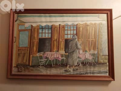 Wall Decoration Painting - Handmade  - لوحة رسم يد