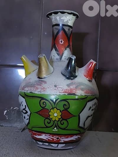 Old Colored Glass Jugs  ( 2 ) ابريق زجاج ملون قديم عدد