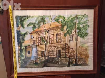 Wall Decoration Painting  - Handmade  - لوحة رسم يد