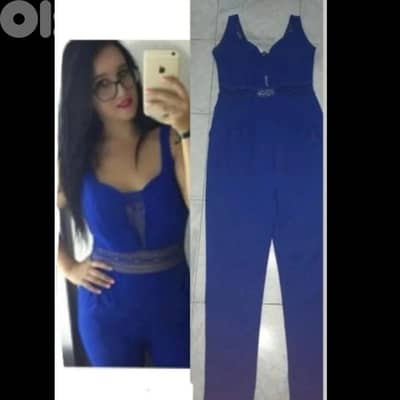 jumpsuit embroided lace S to xL