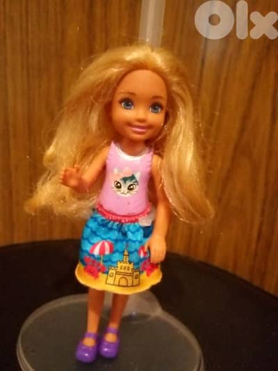 CHELSEA CLUB Barbie SMALLER SISTER Mattel wearing +shoes great doll=17