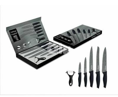 CHEFFINGER Ergonomic Antibacterial Non-stick 6 pcs Knife /4$ delivery.
