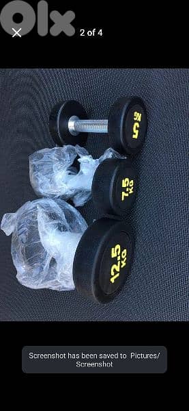 NEW Heavy duty Dumbbells 03027072 GEO SPORT EQUIPMENT طريق لحدث بعبدا
