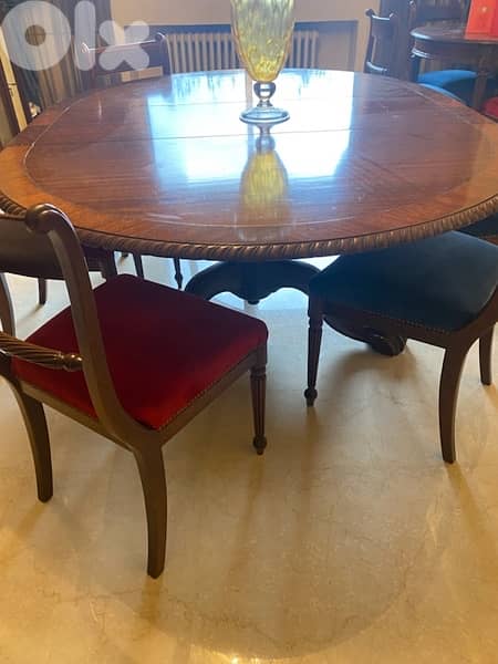 dining table with chairs 1
