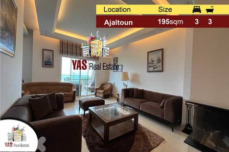 Ajaltoun 195m2 | 60m2 Garden | High-End | View | Villas Street |