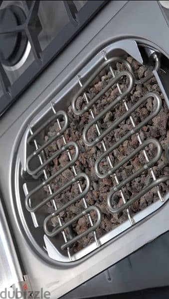 Gaggenau built in lava stone grill and fryer فحم حجري 2