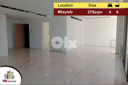 Mtayleb 375m2 +35m2 Terrace | Calm Area | Open View |