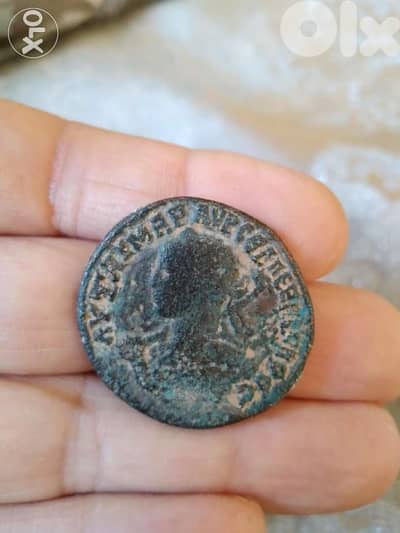 Ancient Roman Phoencian Coin Emperor Severus Alexandar year 222 AD