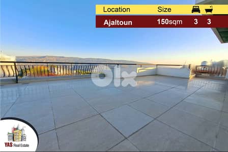 Ajaltoun 150m2 + 150m2 Terrace | Brand New | Luxury | Open View |