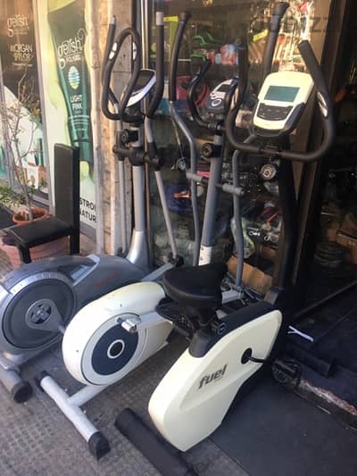 elliptical and bike like new in very good condition