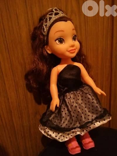 BELLE BEATY &THE BEAST ANIMATOR Disney as new Big doll glass eyes=21$